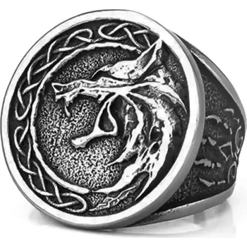 Prsten Prsten z chirurgické oceli Fenrirův Kruh - Velikost prstenu 67 (US 12)