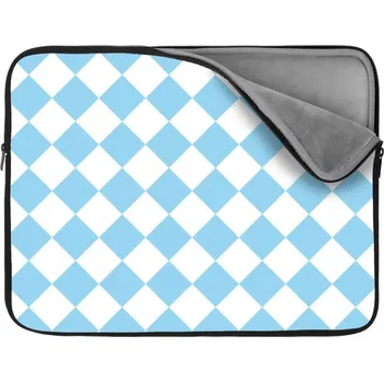 pouzdro na notebook Sablio Obal na notebook Bílomodré kosočtverce - 13"