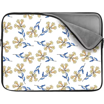 pouzdro na notebook Sablio Obal na notebook Žluté kvítí - 17"