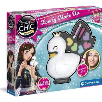 Třpytka na tělo a vlasy Crazy CHIC Lovely Make Up: Labuť