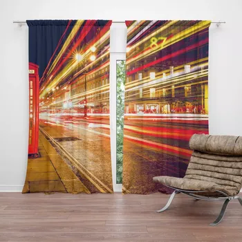 Závěs Sablio Závěs Noční Londýn: 2ks 140x250cm