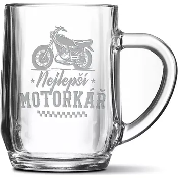 Sklenice Sablio Půllitr Nejlepší motorkář: 0,5
