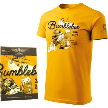 Triko ZLÍN Z-37 BUMBLEBEE ŽLUTÉ vel. S (Triko ZLÍN Z-37 BUMBLEBEE ŽLUTÉ vel. S)