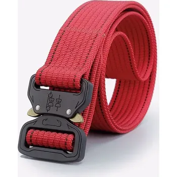 Opasek Pánský plátěný pásek Military Junot Červený