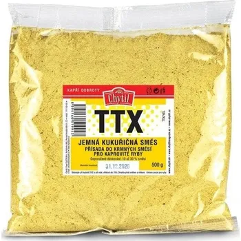 Návnadová surovina Chytil - TTX - mletá kukuřičná placka 500g - Žlutá
