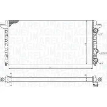 Chladič motoru Chladič, chlazení motoru MAGNETI MARELLI 350213189200