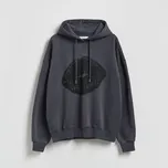 Reserved - Mikina s potiskem - tmavě šedá - 775HS-90X - 775HS-90X-L