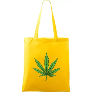 Zelený list - Taška bavlněná - 42 x 38 cm ( Žlutá )