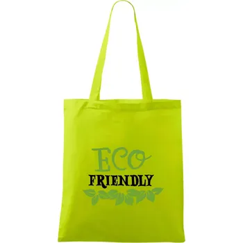 Eco friendly - lístečky - Taška bavlněná - 42 x 38 cm ( Limetková )