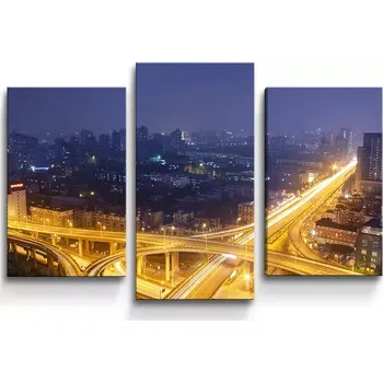 Obraz Sablio Obraz - 3-dílný Křižovatka - 75x50 cm