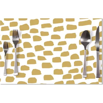 prostírání Sablio Prostírání Zlaté tahy štětcem: 40x30cm