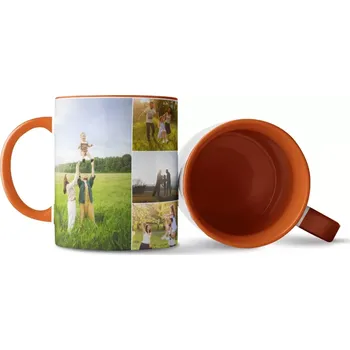 Sablio Hrnek s vlastním potiskem, oranžovým vnitřkem a uchem: 300 ml