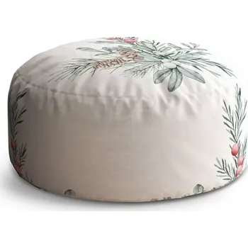 Taburet Sablio Taburet Circle Zimní kytice: 38x48 cm