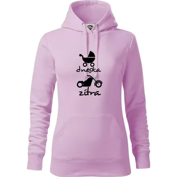 Dámská mikina Dnes zítra Harley - Mikina dámská Cape s kapucí - XS ( Orchid )