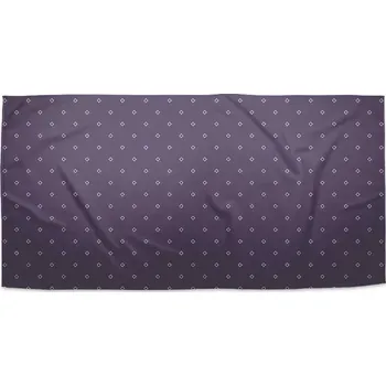 Osuška Sablio Ručník Bílé čtverce - 50x100 cm