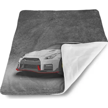 deka Sablio Deka pro miminko Nissan GTR 35 Šedý - 90x120 cm