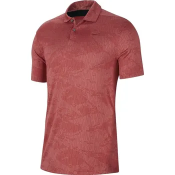 Pánské tričko Nike Dry Vapor Polo Camo, Sierra Red S