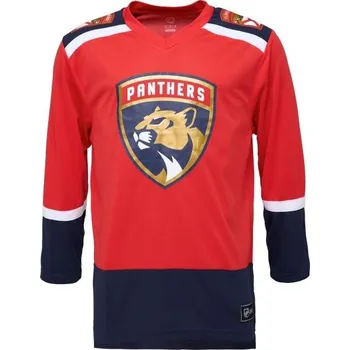Pánská móda Hokejový dres FANATICS FLORIDA PANTHERS HOME VALUE JERSEY 2XL Červená, Tmavě modrá, Bílá, Zlatá