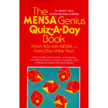 Cizojazyčná kniha Mensa Genius Quiz-a-day Book (Mensa)(Brožovaná)