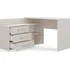Psací stůl FALCO Dany psací stůl s komodou L béžový 