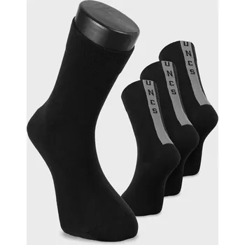 Pánské ponožky Pánské ponožky BAXTER (3 páry) BLACK/GREY / 49-50