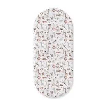 Dětský pokoj ALBERO MIO Prześcieradło do gondoli C016 Zoo World