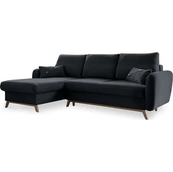 Pohovka Tmavě šedá rozkládací rohová pohovka Miuform Scandic Lagom, levý roh ID_1407469