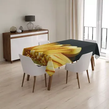 ubrus Sablio Ubrus žlutá gerbera - 90x90 cm