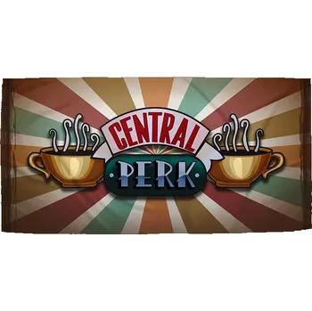 Osuška Sablio Ručník Seriál přátelé CENTRAL PERK Abstrakce - 30x50 cm