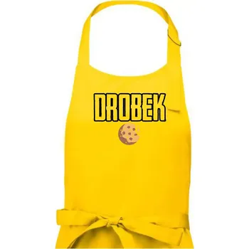 Kuchyňská zástěra Drobek - sušenka - Pánská zástěra na vaření - Univerzální velikost ( Žlutá )