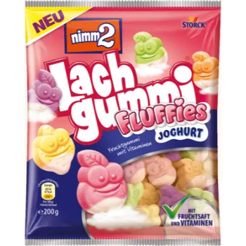 Bonbon Storck Nimm2 Lachgummi Fluffies Joghurt 200 g