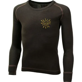 Chlapecké tričko Duras Honzík dětské zimní triko merino dlouhý rukáv bronz Velikost 140