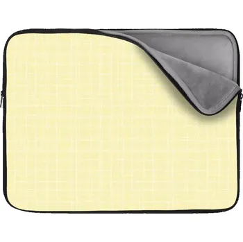 pouzdro na notebook Sablio Obal na notebook Žluté pletivo - 17"