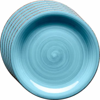 Talíř Mäser Sada 6 dezertních talířů Bel Tempo 19,5 cm, modrá