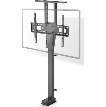 Televizní držák NEDIS stojan na TV/ 37 - 80"/ nosnost 60 kg/ motorizovaný/ provedení do skříně/ zdvih 68 - 158 cm/ DO/ ocel/ černý