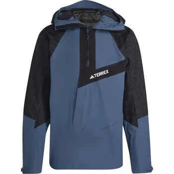 Pánská casual bunda adidas Terrex Techrock RAIN.RDY Anorak Mens Blue S