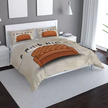 Povlečení Sablio Povlečení Seriál přátelé FRIENDS Gauč - 140x220 / 90x70