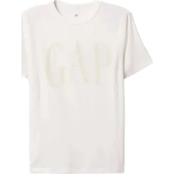 Chlapecké tričko Chlapecké tričko GAP V-FRCH LOGO ARCH S Bílá