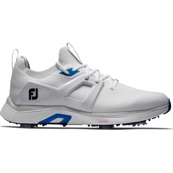 Golfová obuv FootJoy Hyperflex, White, White, Grey, se spiky US 9