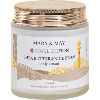 Mary&May Shea Butter & Rice Bran Body Cream 250ml vyživující tělový balzám