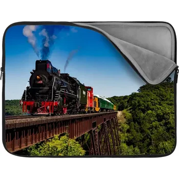 pouzdro na notebook Sablio Obal na notebook Vlak na mostě - 17"