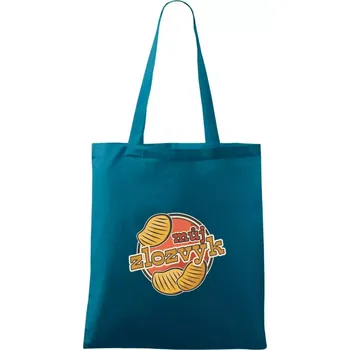 Brambůrky můj zlozvyk - Taška bavlněná - 42 x 38 cm ( Petrolejová )