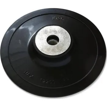 Brusný papír MOLATRADE Unašeč brusného fíbrového papíru, hladký, 125 mm, závit M14