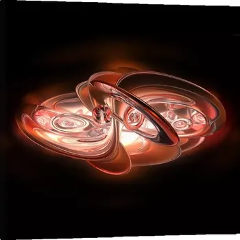 Obraz Sablio Obraz Červená abstrakce - 50x50 cm