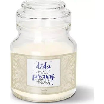 Svíčka Sablio Svíčka Děda je můj pravý hrdina - 120 g