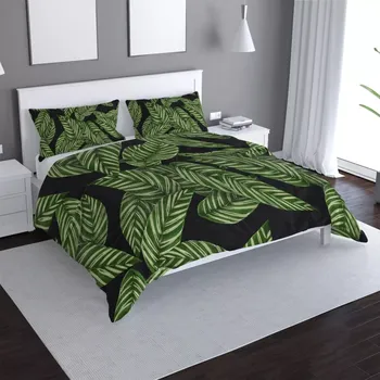 Povlečení Sablio Povlečení Abstrakce listů - 140x220 / 90x70