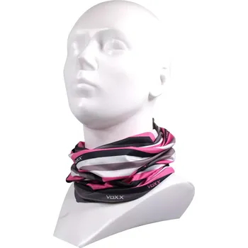 Nákrčník VoXX® Multifunkční návlek VoXX pruhy neon růžová uni 1 ks