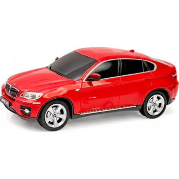 RC model auta BMW X6 R/C DÁLKOVĚ OVLÁDANÉ AUTO NA OVLADAČ 1:24 ČERVENÉ