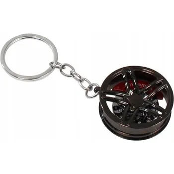 PŘÍVĚSEK NA KLÍČE RÁFEK S BRZDOVÝM TŘMENEM TITANIUM