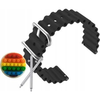 Pásek Řemínek pro Chytré Hodinky AW88 Pro DT88 Pro, Silikon Vlna Barva